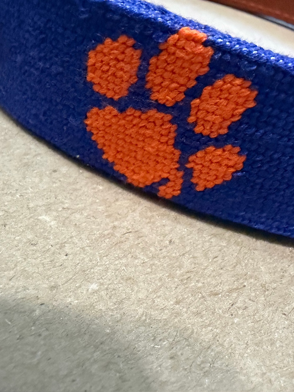Smathers & Branson Clemson Belt Size 40 - Picture 7 of 9